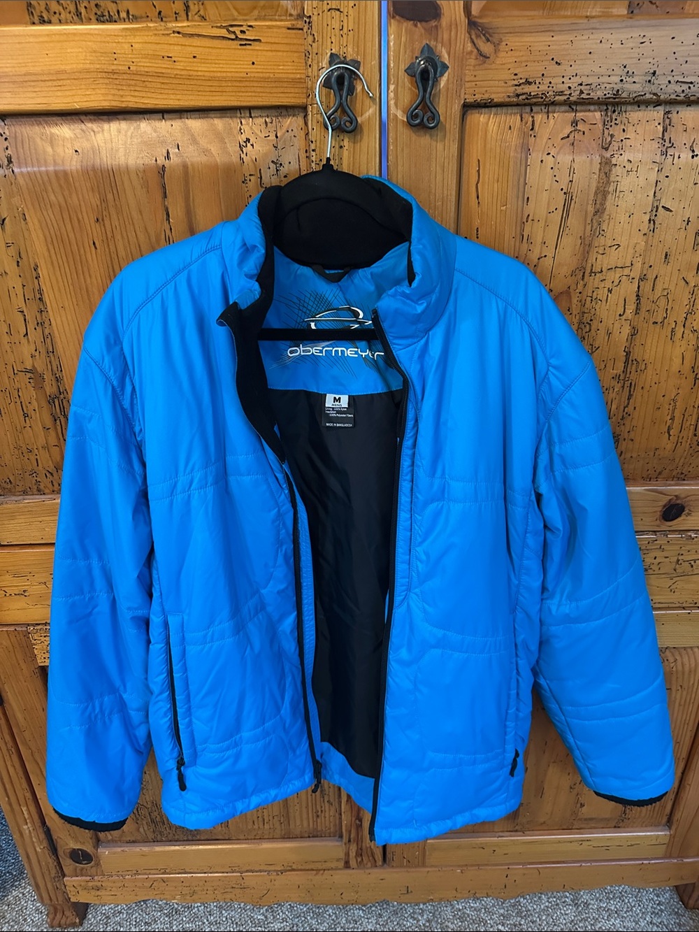 Obermeyer Men’s Bright Blue Ski/Snowboard Jacket